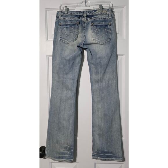 ReRock for Express Boot Cut Women Jeans Cowgirl Size 4R Western wear - Picture 2 of 5